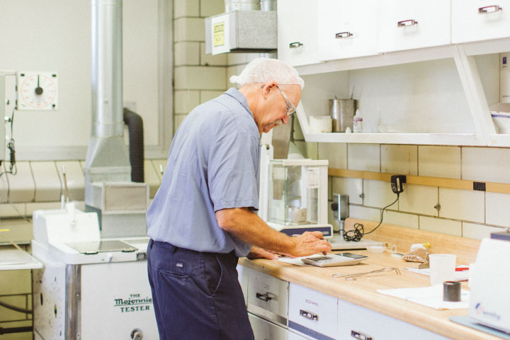 Balchem employee conducting research