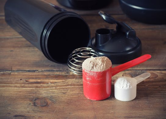 shaker bottle and protein powders
