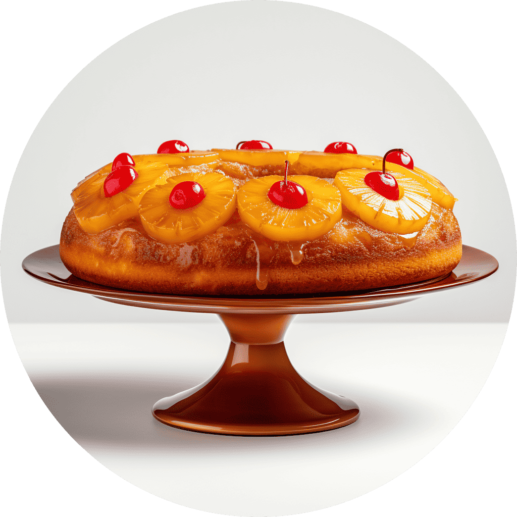 Upside down pineapple cake