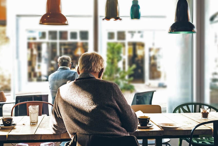 Man at Cafe