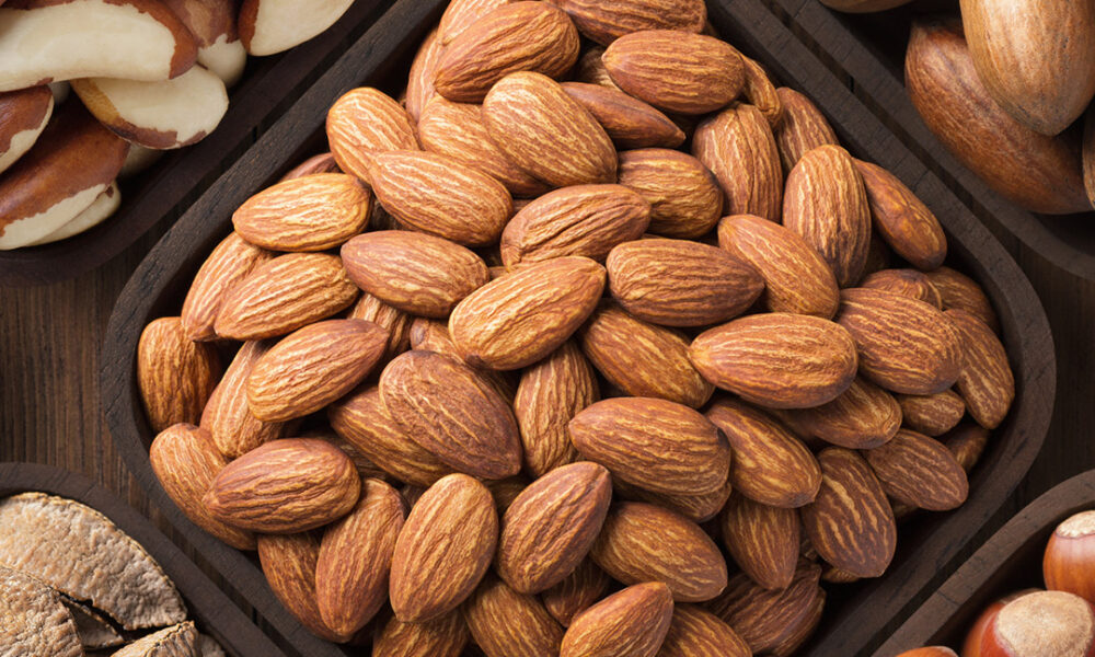 Almonds in Bowl